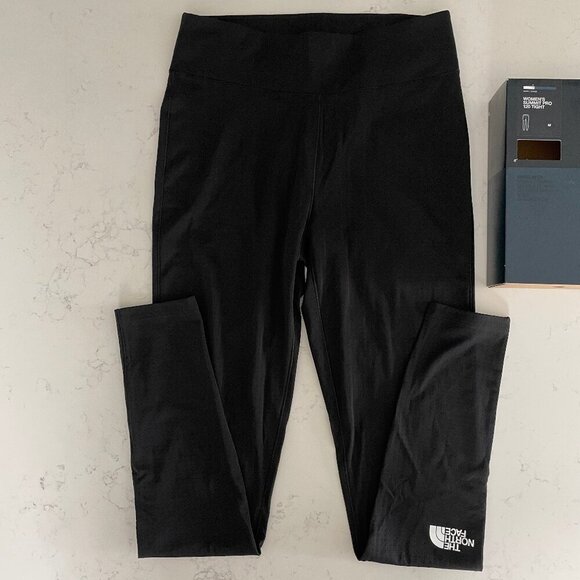 The North Face Women's Summit Pro 120 Tight Dot Knit Leggings Black Sz M NWT - Picture 1 of 12